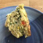 Savoury cornbread is bright with red pepper, spinach, and corn. Pearl Pirie/The BUZZ