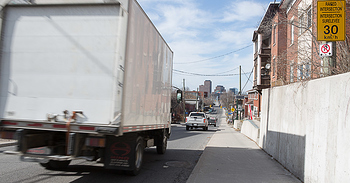 A truck on Booth Street - Brett Delmage