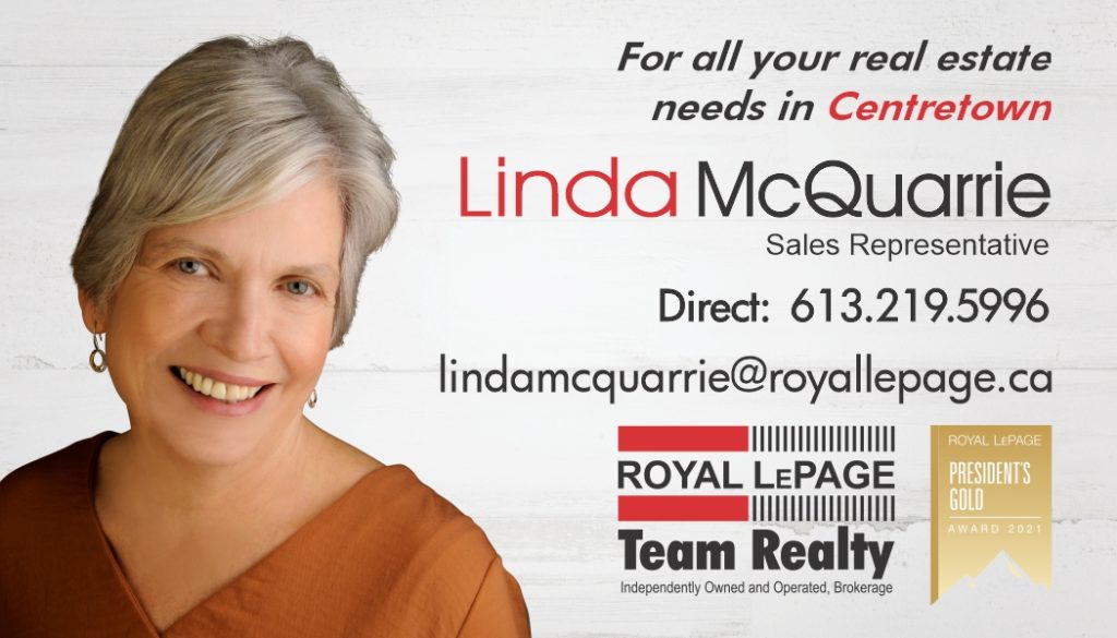 Linda McQuarrie advertisement