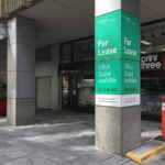 Downtown Ottawa still shows many For Lease signs. (Alayne McGregor/The BUZZ)