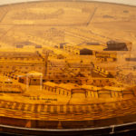 At the reopened Bytown Museum, you can see this tabletop made out of 10,000 individual pieces of wood from 19 local species, created for the 1876 World’s Fair by a manager at E.B. Eddy Company. It’s a birds-eye view of the Eddy works at Chaudière Falls. (Alayne McGregor/The BUZZ)