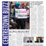 The front page of the December 2022 edition of the Centretown BUZZ.