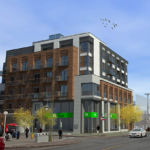 The proposed new building at 357-363 Preston will include 37 apartments and commercial space at ground level. (Woodman Architect, City of Ottawa Development Applications)