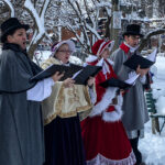 The Dickens Carolers sang at the Centretown Community Association (CCA) winter party in Dundonald Park in December, and got people to sing along. (Jack Hanna/The BUZZ)