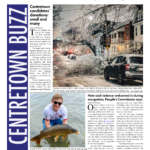 The front page of the April 2023 edition of the Centretown BUZZ.