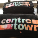 T-shirts with the new Centretown BIA logo (Alayne McGregor/The BUZZ)