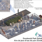 Concept 2 for a proposed splash pad in Dundonald Park. (Engage Ottawa)