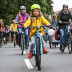 A Kidical Mass ride in 2022 in Flensburg, Germany (copyright Katrin Storsberg, via kidsonbike.org)