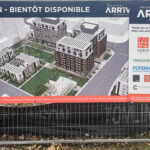 The ground was broken in October for Mosaïq Phase 2 at 820 Gladstone Avenue. The Ottawa Community Housing development will provide 273 more homes in Centretown. (Alayne McGregor/The BUZZ)
