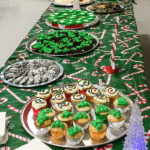 Brightly-decorated desserts at the Jack Purcell Recreation Association's 2023 holiday lunch on December 15. (Alayne McGregor/The BUZZ)