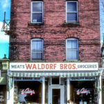 The front facade of the (former) Waldorf Brothers Grocers on Bank Street. (Robert Smythe/The BUZZ)