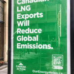 The outdoor ad at the corner of Queen and Sparks Streets from Canada Action (which has received funding from the oil and gas industry). (Darlene Pearson)