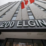 200 Elgin Street is becoming another example of office-to-residential conversion in downtown Ottawa. (Brett Delmage/The BUZZ)